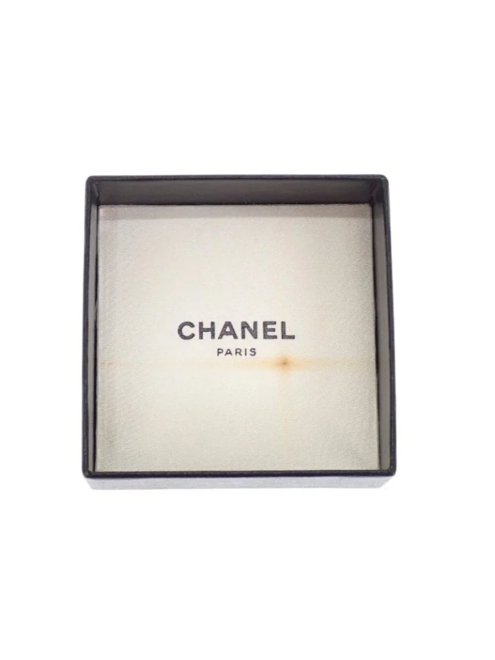 Chanel CC Logo Earrings Metal Crystal Gold Boxed Accessory Saree